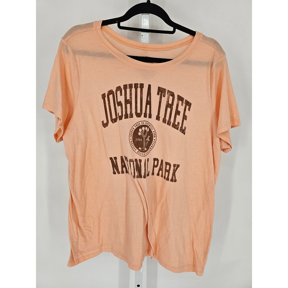 National Parks Society Womens Sz 4X Short Sleeve T Shirt Joshua Tree